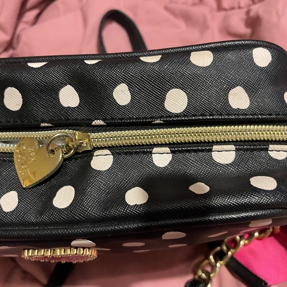 Betsy Johnson Polka-Dot with Hot Pink Bow NWOT - Picture 6 of 13